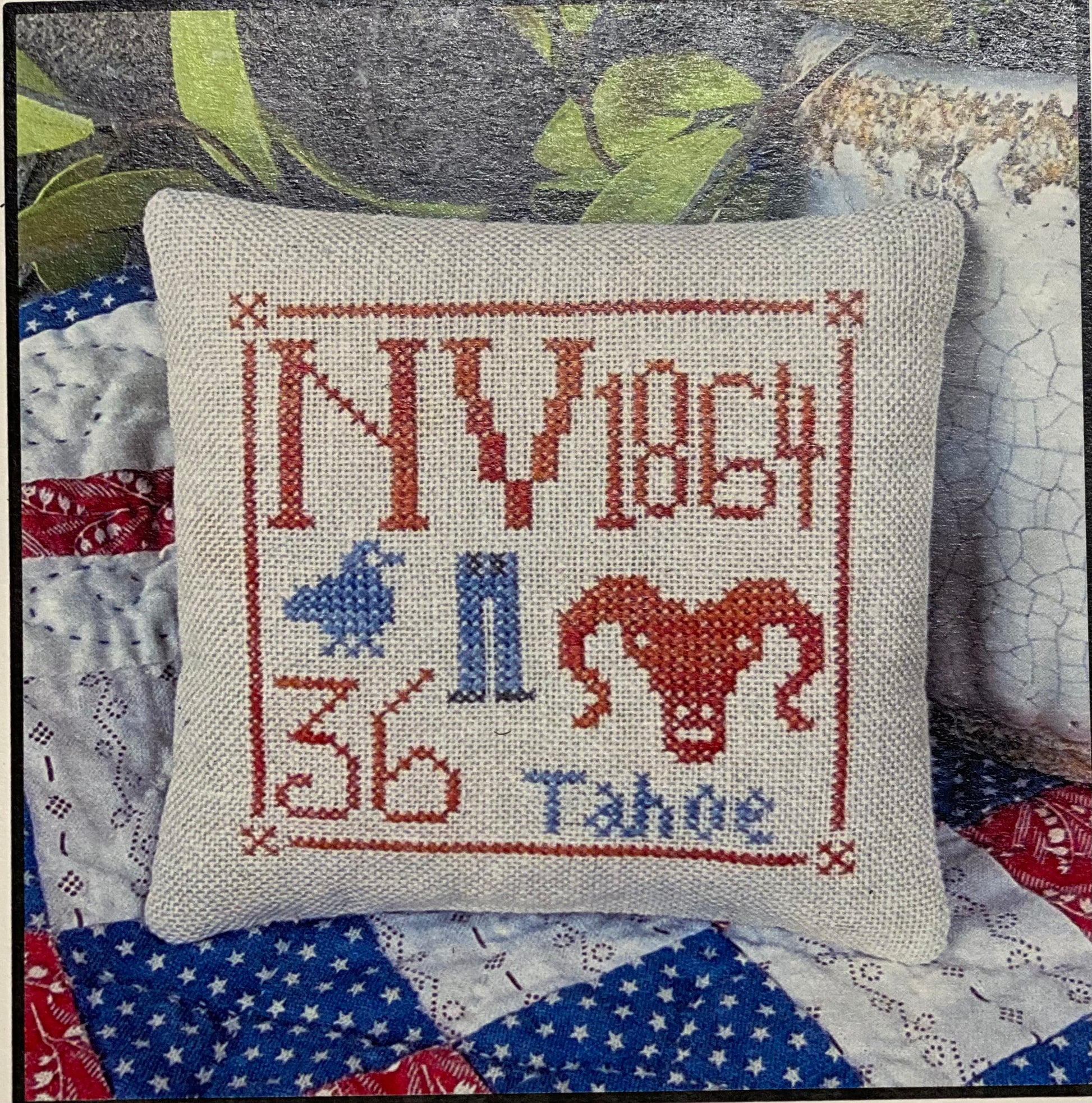 XSH NEVADA, Cross Stitch Chart Little Village Primitives
