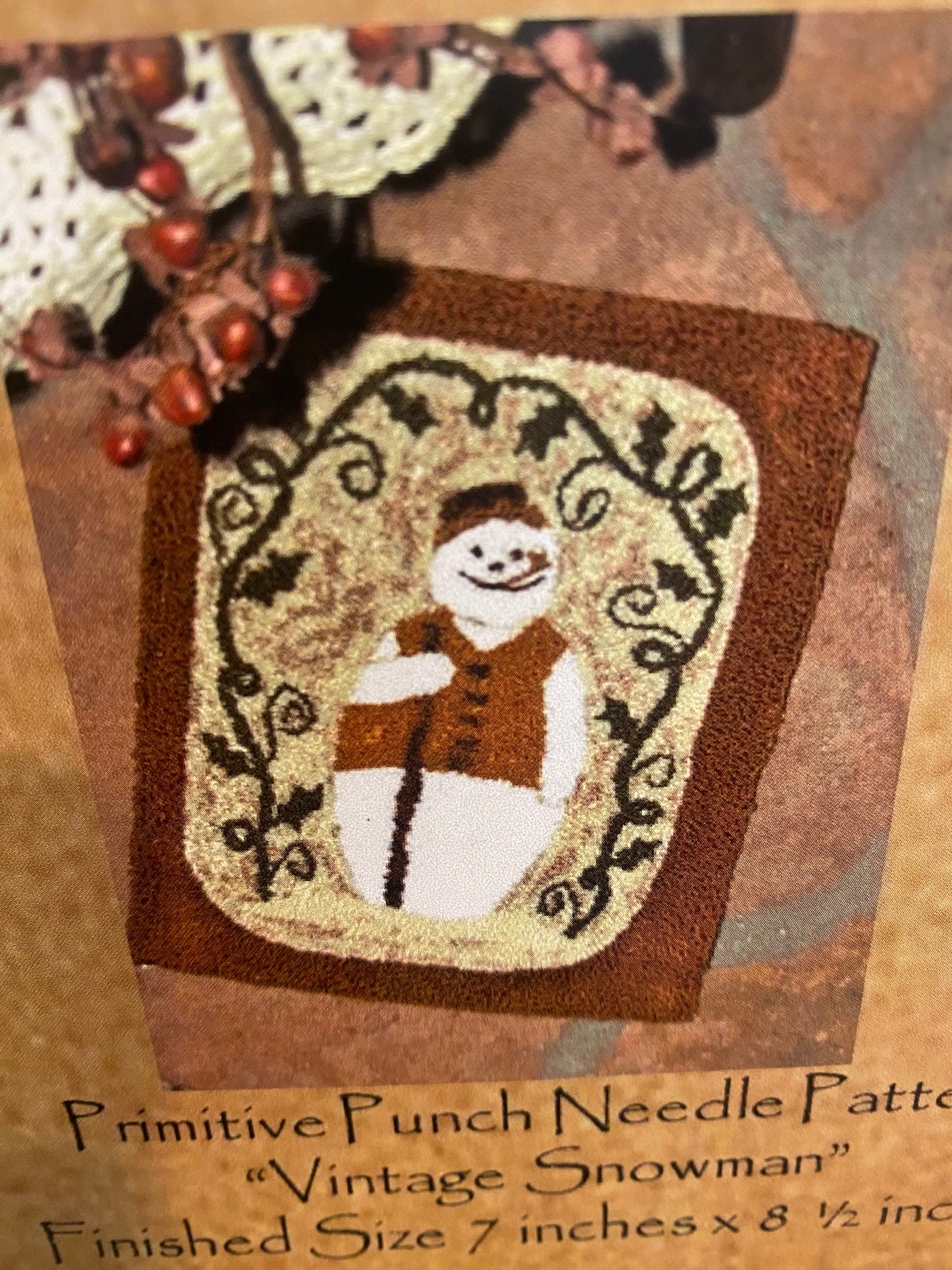 Pattern, VINTAGE SNOWMAN