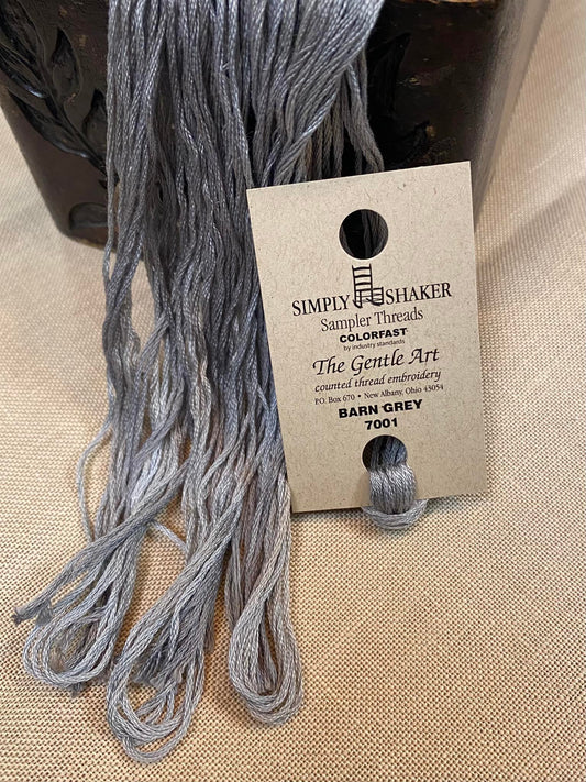 Barn Grey, 7001, Sampler Threads