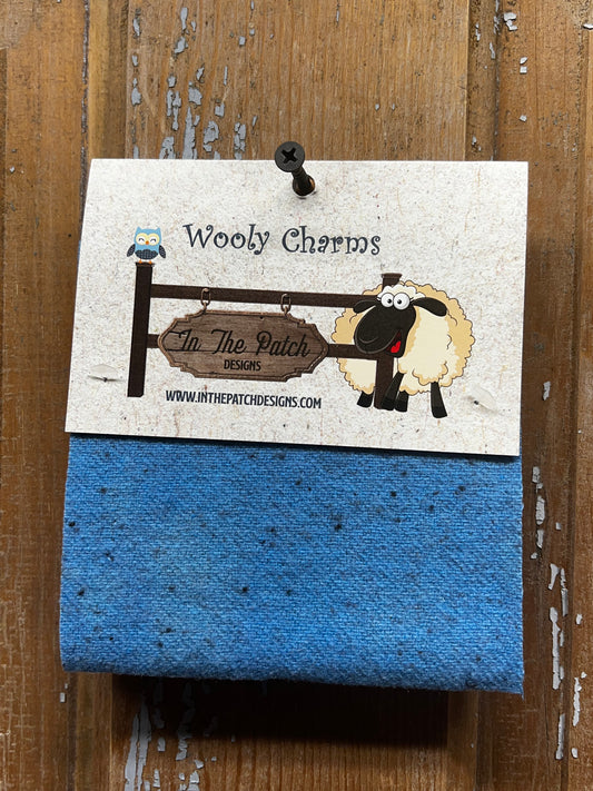 Wooly Charm Pack, BLUES