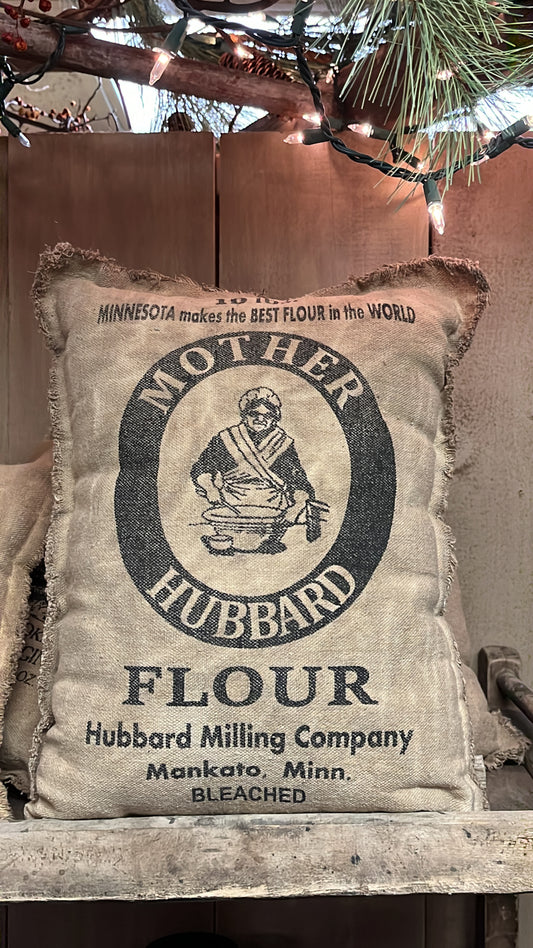 Pillow, Mother Hubbard Flour, LARGE