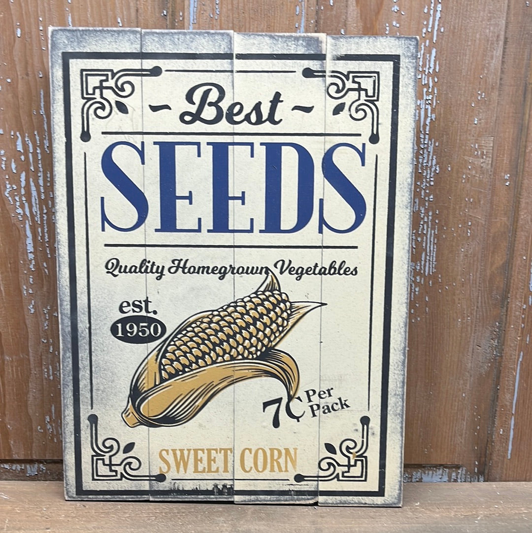 Pallet Sign, 12" x 16", SWEET CORN