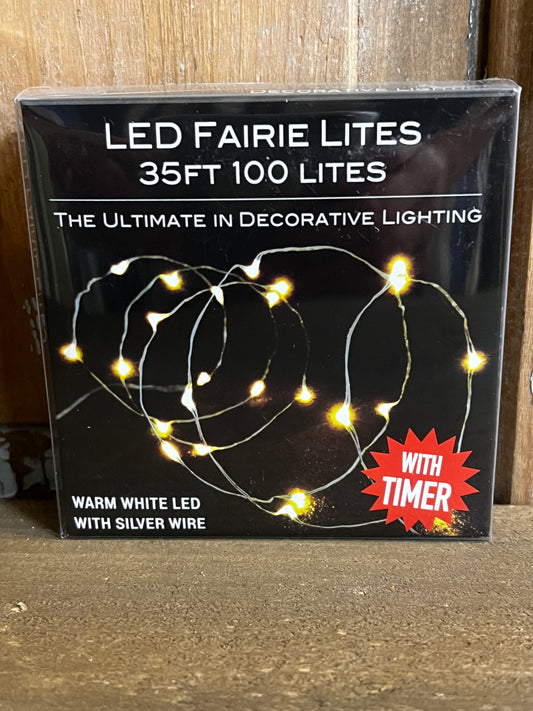 Fairie Lites, 35’, 100 Lights, TIMER