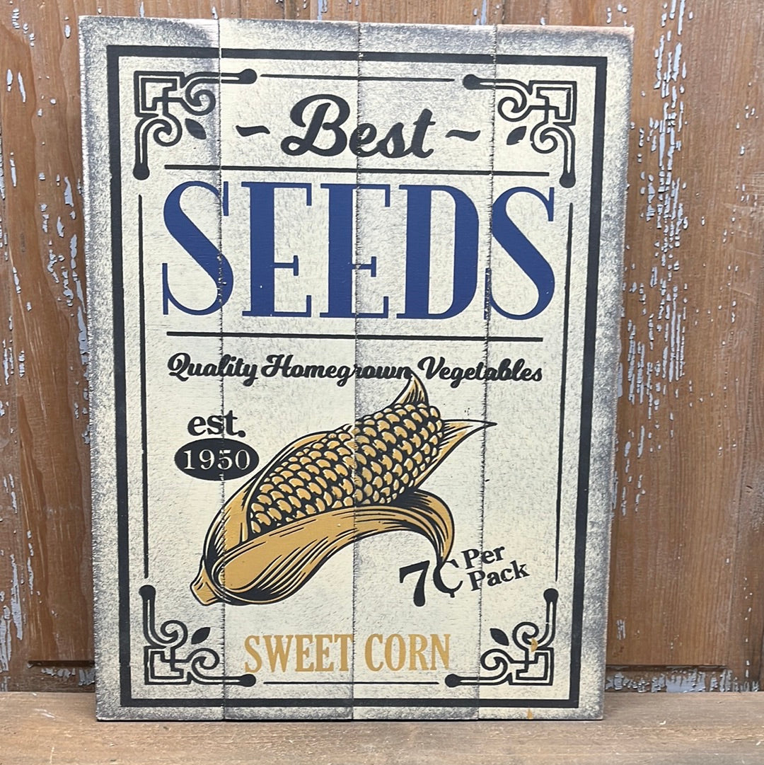 Pallet Sign, 12" x 16", SWEET CORN