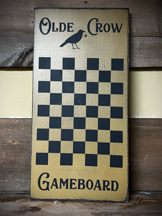 Gameboard, 9"x 18", OLDE CROW