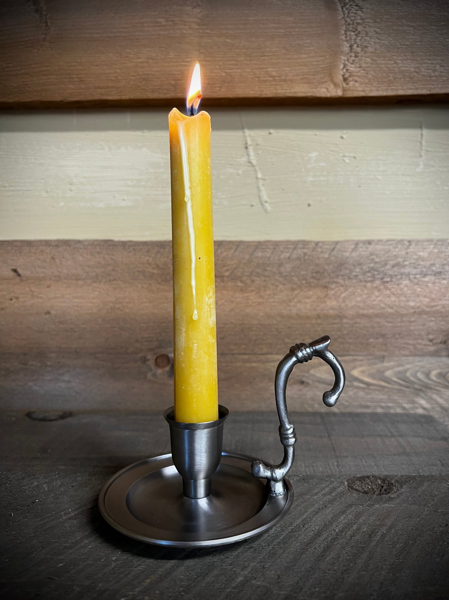 Candle Holder, PEWTER PLATED