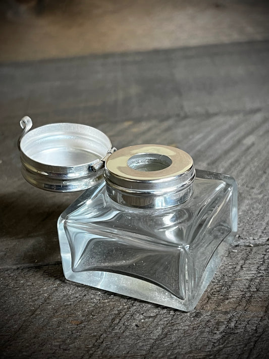 Glass Inkwell, 1.75", CLEAR