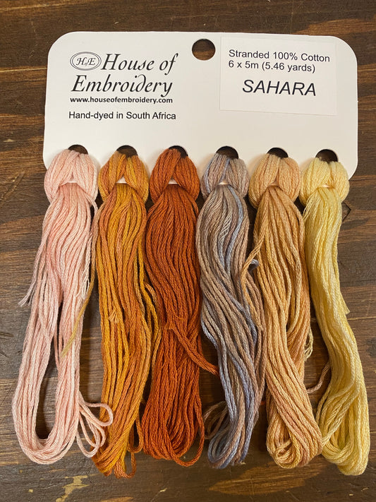 SAHARA, 6x5m Variety Pack, Cotton Floss