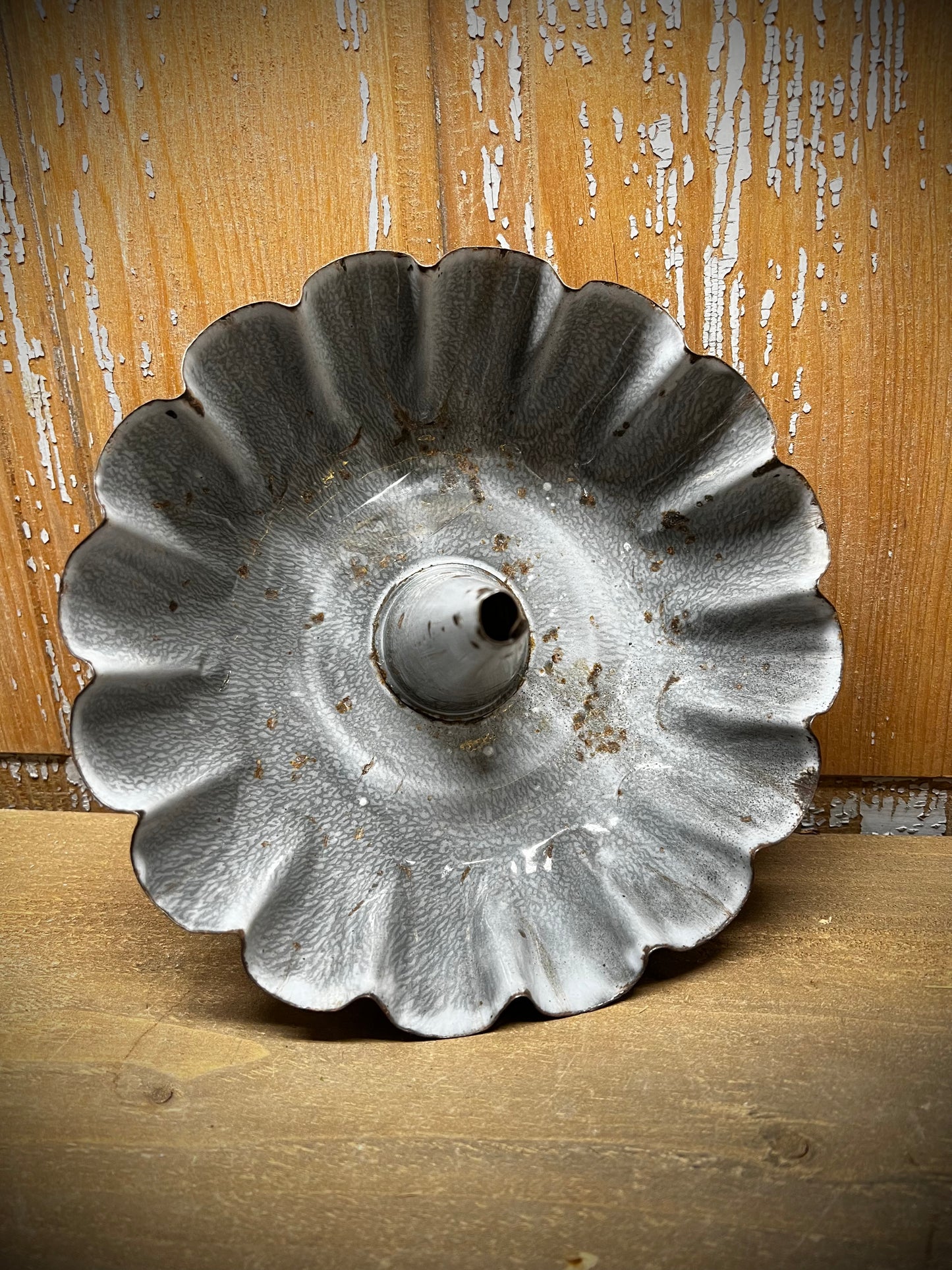 Enamelware, Gray, FLUTED PAN