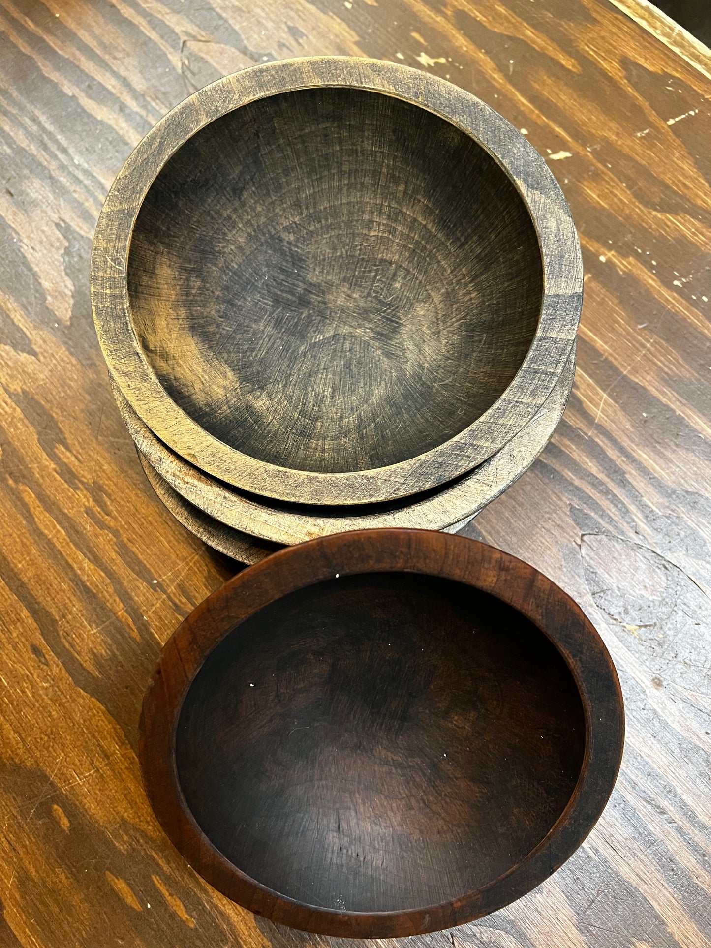 Wooden Bowl, 7.5” Round/Out of Round