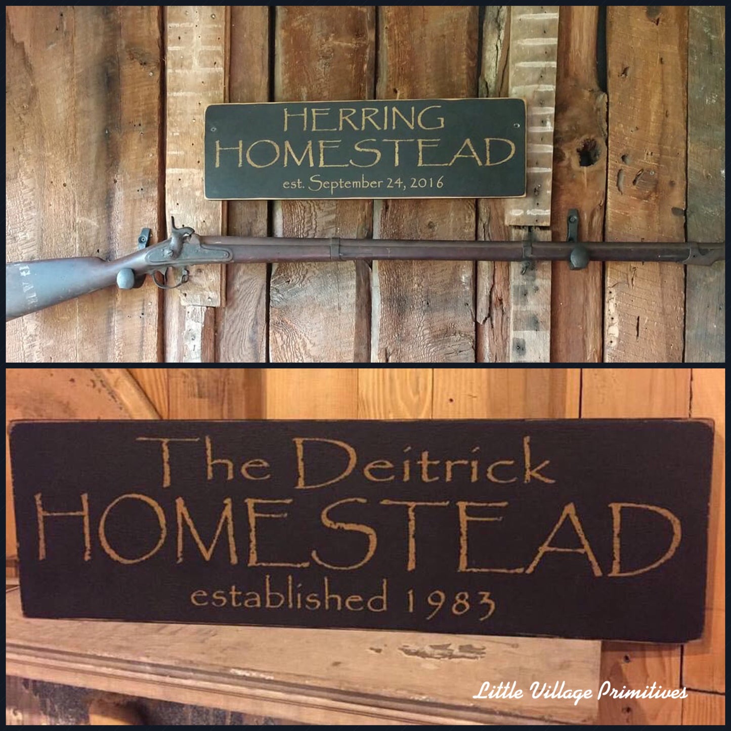 Personalized “Homestead” Sign