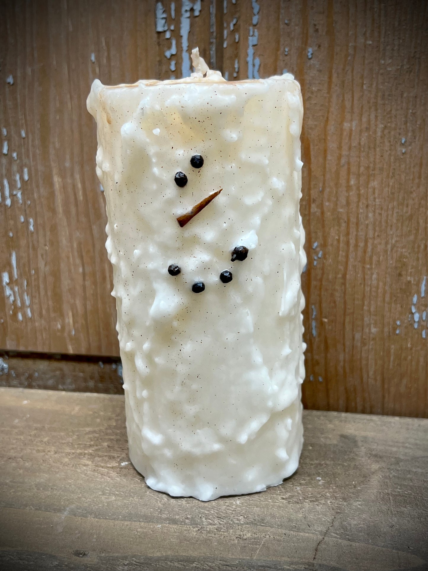 Candle, 3”x6”, SNOWMAN