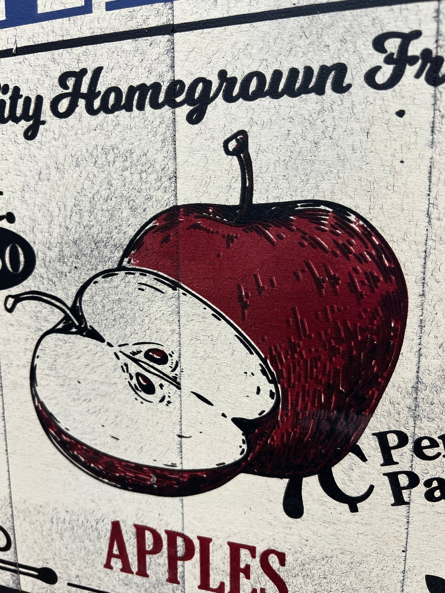 Pallet Sign, 12" x 16", APPLES