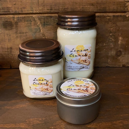 Lemon Crunch, Soy Candle