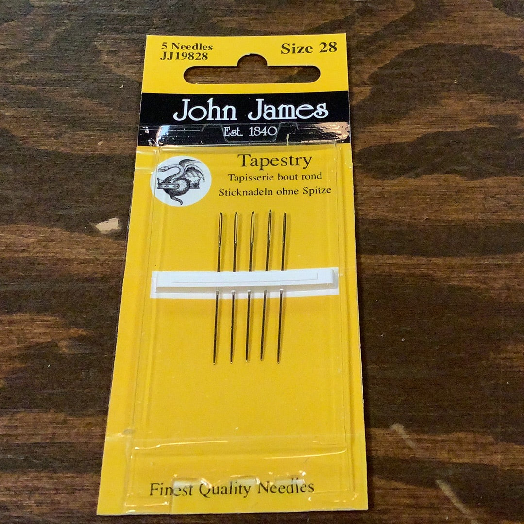 Tapestry Needle, Size 28, John James