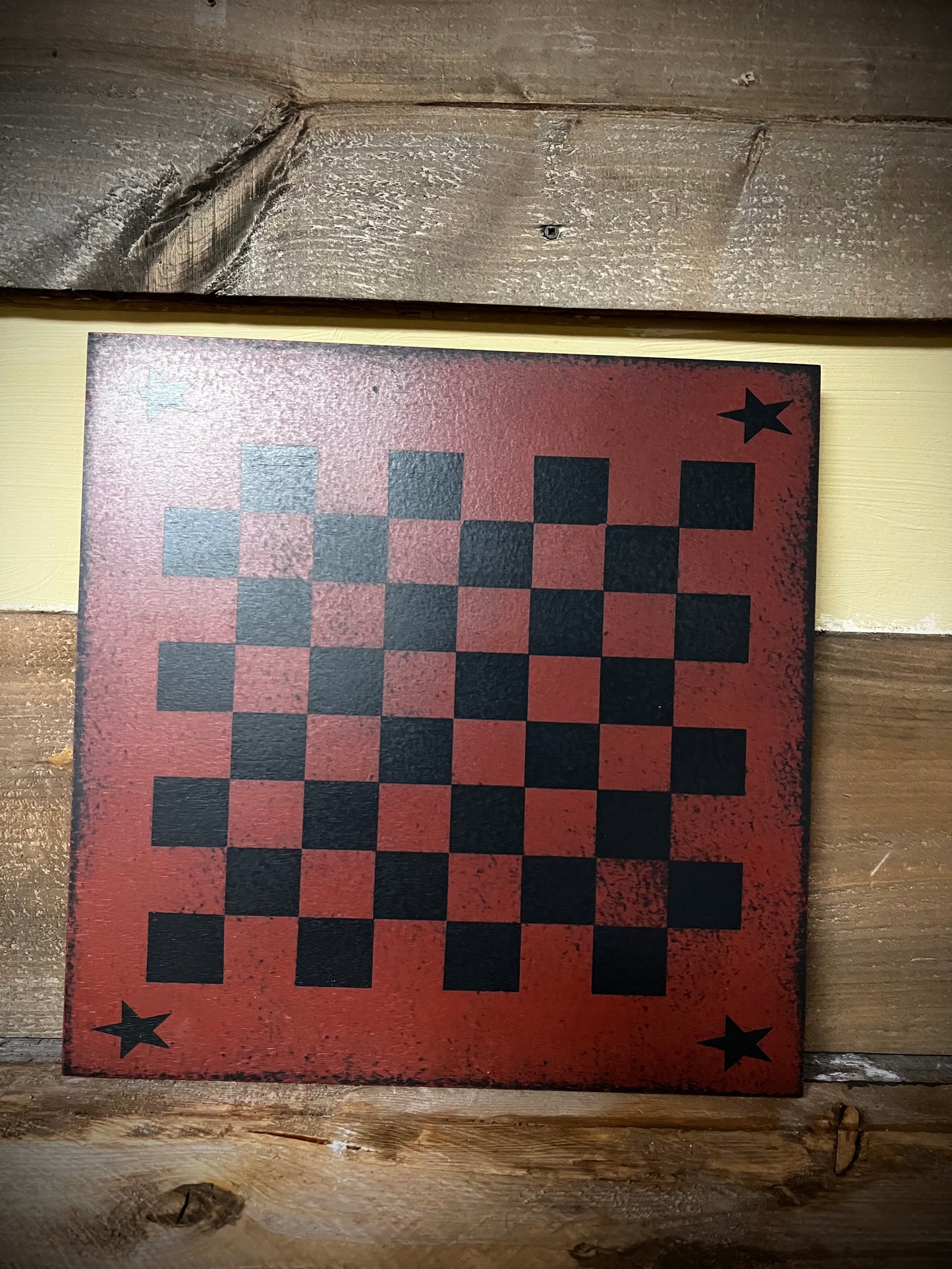 Checker Board, 12" x12"