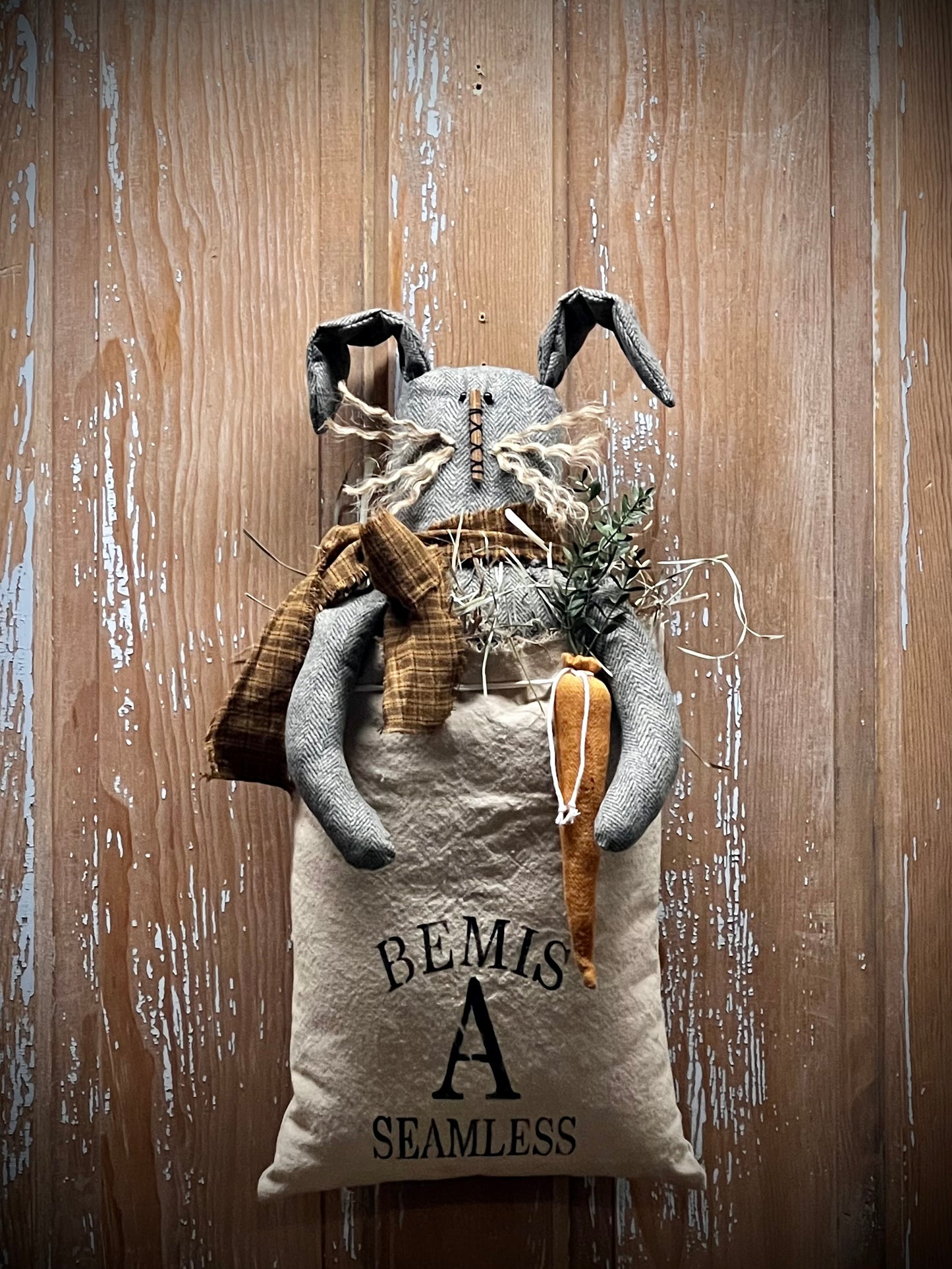 Hanging Bag, "Feed Sack Frank", BEMIS