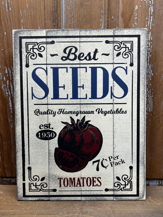 Pallet Sign, 12" x 16", TOMATOES