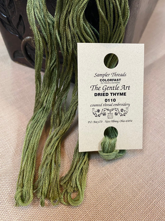 Dried Thyme, 0110, Sampler Threads