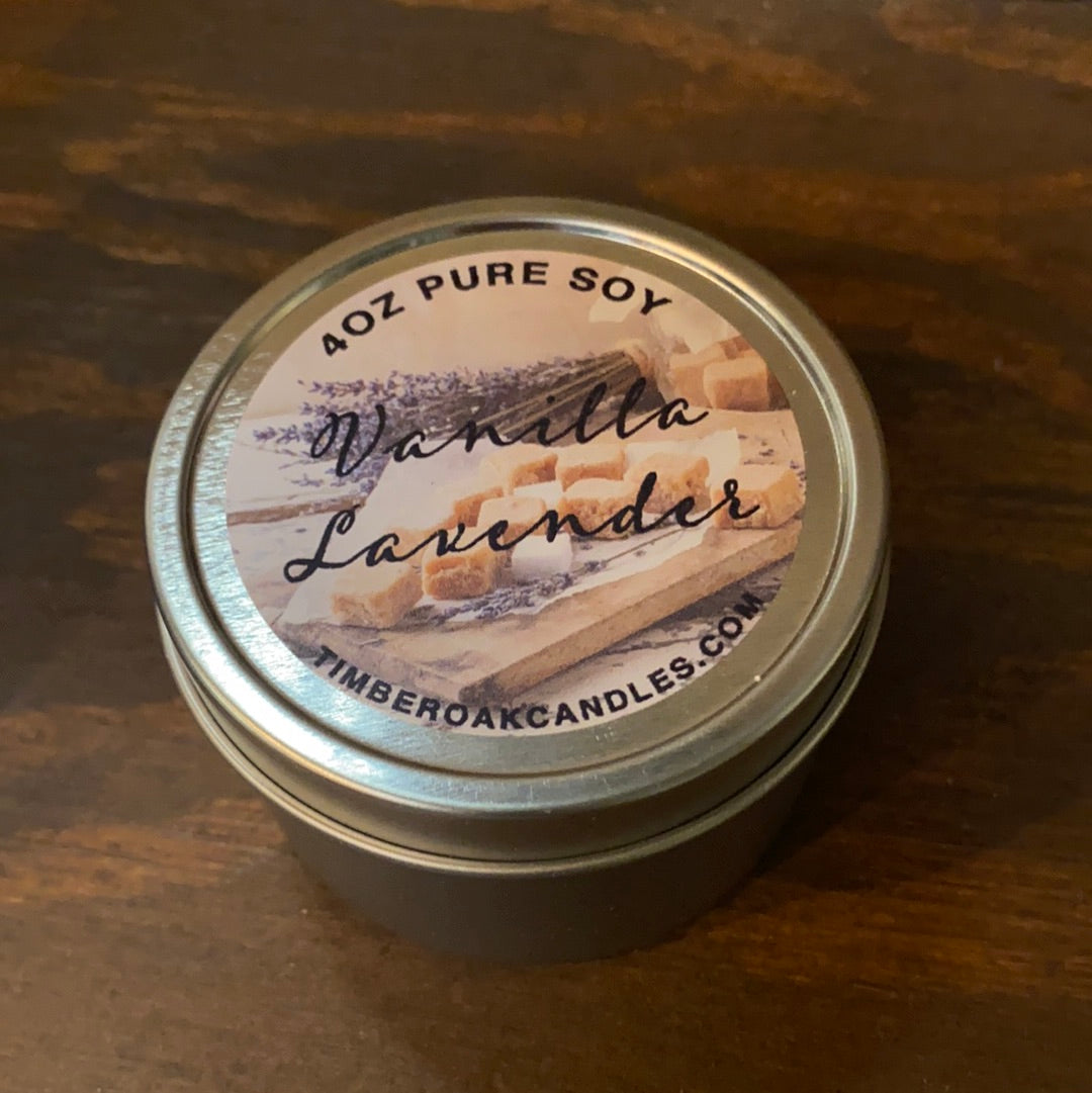 Vanilla Lavender, Soy Candle