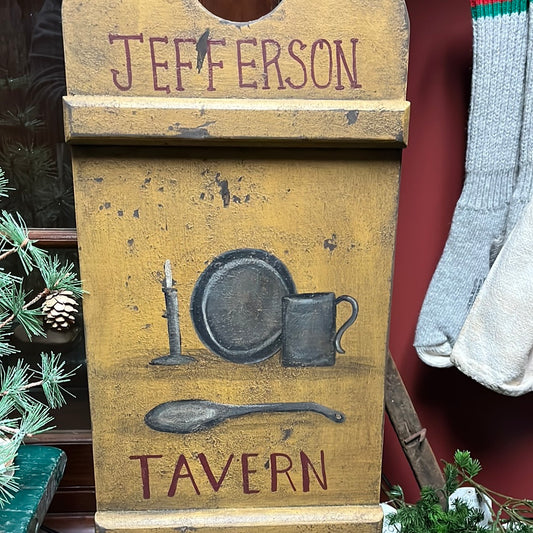 Jefferson Tavern, Hand Painted