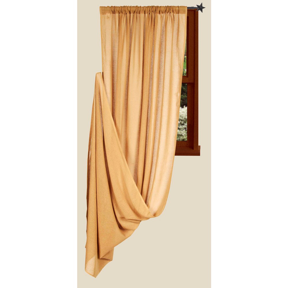 primitive tobacco cloth curtains Panel traditionally used to cover the tobacco plant Tobacco Cloth Khaki Curtain Collection