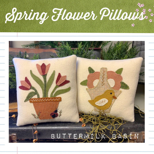 Pattern, SPRING FLOWER PILLOWS